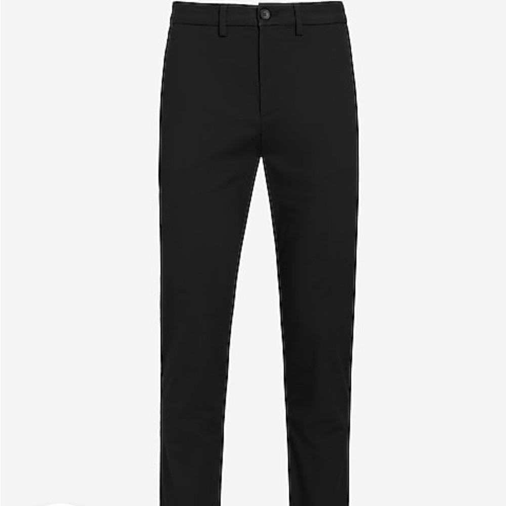 Express Black Dress Pants with Tapered Fit
